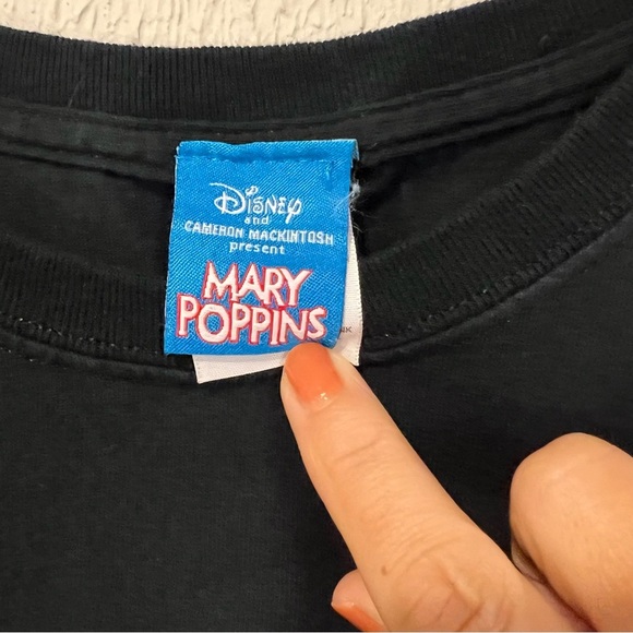 Disney Mary Poppins Broadway Black Short Sleeve T Shirt size XL Unisex - Picture 5 of 7